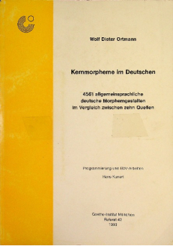 Kernmorpheme im Deutschen