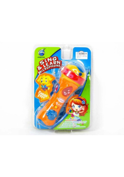 Mikrofon 18 cm z muzyką