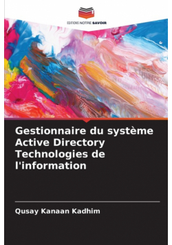 Gestionnaire du système Active Directory Technologies de l'information