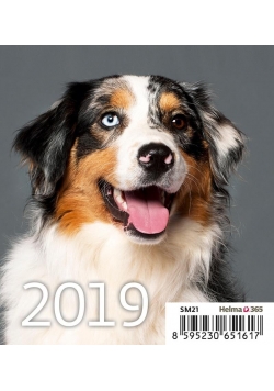 Kalendarz 2019 Biurkowy Mini Pieski HELMA