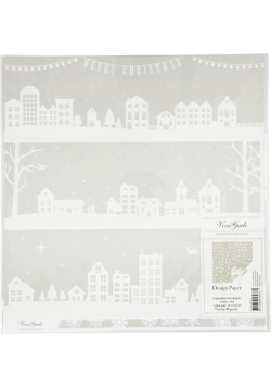 Papier ozdobny Christmas 30,5x30,5cm 180g 3 arkusze edycja limitowana