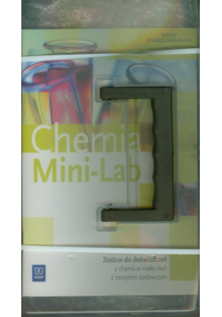 Mini Lab Chemia Zestaw do doświadczeń z chemii w małej skali z zeszytem badawczym Zakres podstawowy