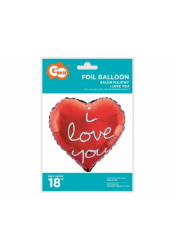 Balon foliowy I Love You 45cm