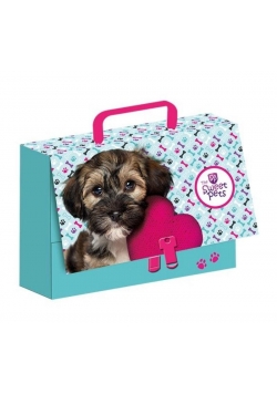 Teczka z rączką walizeczka mała Sweet Pets Pies