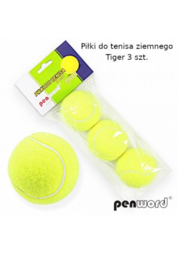 Piłki do tenisa ziemnego Tiger 3szt