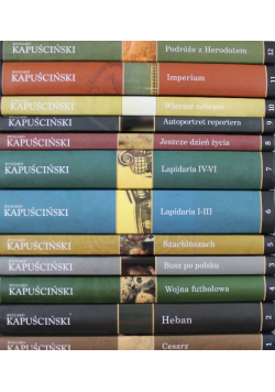 Ryszard Kapuściński Tom 1 do 12