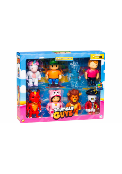 Stumble Guys Mini Action Figures 8 Pack Deluxe Box B