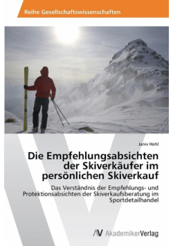 Die Empfehlungsabsichten Der Skiverkaufer Im Personlichen Skiverkauf
