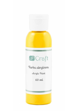 Farba akrylowa ciemnożółta 60ml