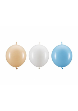 Balony z łącznikiem 33cm 20szt MIX