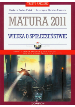 Wiedza o społeczeństwie Matura 2011 Testy i arkusze z płytą CD