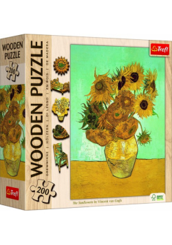 Puzzle Drewniane - Słoneczniki Vincent van Gogh 200