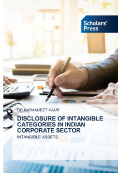 Disclosure Of Intangible Categories In Indian Corporate Sector