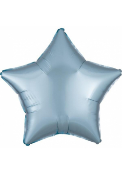 Balon foliowy Lustre Pastel niebieski gwiazda 48cm