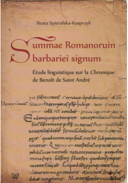 Summae Romanorum barbariei signum