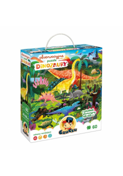 CzuCzu Obserwacyjne puzzle Dinozaury 4+