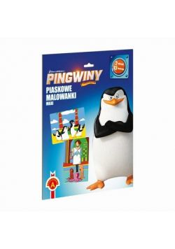 Piaskowe Malowanki Maxi  Pingwiny z Madagaskaru