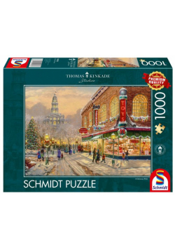 Puzzle 1000 Thomas Kinkade Świąteczne życzenie