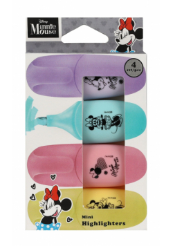 Zakreślacz Disney fashion Minnie Mouse mini 4 kolory