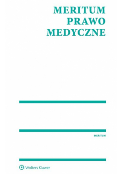 Pachciarz Agnieszka - Meritum. Prawo medyczne