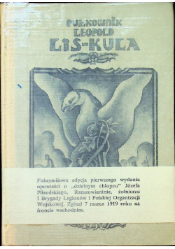 Pułkownik Leopold Lis Kula Reprint z 1932 r.