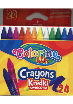 Kredki świecowe Colorino 24 kolorów