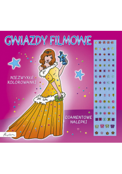 Gwiazdy filmowe Niezwykłe kolorowanki Diamentowe nalepki