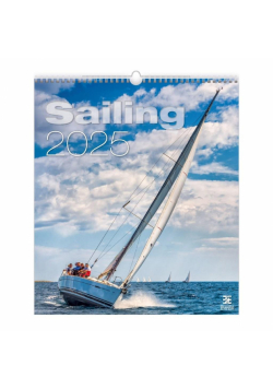 Kalendarz 2025 Sailing ekskluzywny ścienny