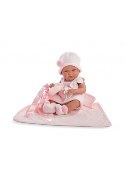 Lalka 73848 Nica w różowej sukience 38 cm