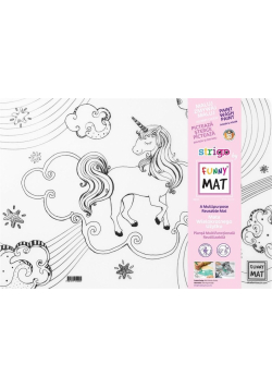 Mata transparentna Unicorn Funny Mat STRIGO