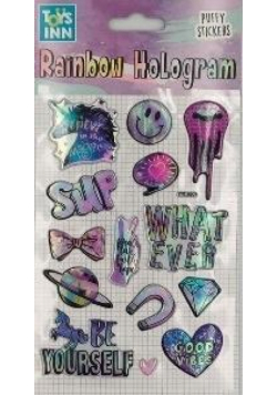 Naklejki rainbow hologram - Unicorn STnux