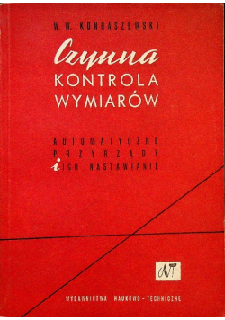Czynna kontrola wymiarów
