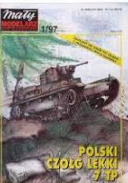 Mały modelarz Miesięcznik ligi obrony kraju dla młodzieży  nr 1 / 97 Polski czołg lekki