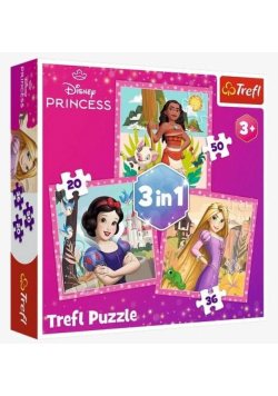 Puzzle 3w1 Piękne kwiaty TREFL