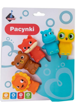 Kolorowe pacynki na palce dla dziecka