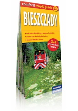 Bieszczady 2w1 przewodnik i mapa