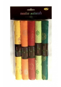 Papier czerpany ozdobny gm 100 25x35cm 5 ark