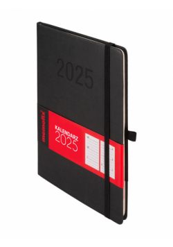 Kalendarz 2025 Memofix A5 TDW czarny