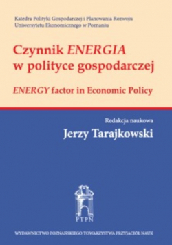 Czynnik energia w polityce gospodarczej