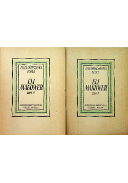 Eli Makower Tom I i II 1950 r.