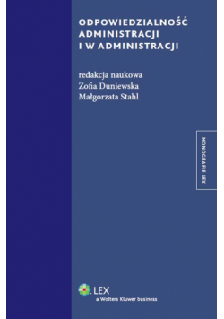 Odpowiedzialność administracji i w administracji