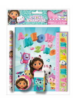 Zestaw piśmienniczy Gabby's Dollhouse 5 elementów GD00034