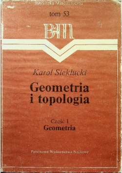 Geometria i topologia Część I