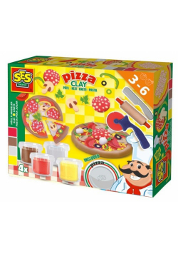 Zestaw ciastolin z z akcesoriami - pizza