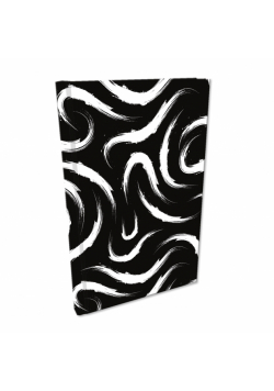 Notes A5 kratka Soft Touch Maziaje czarne