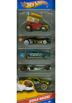 Hot Wheels World racers pięciopak