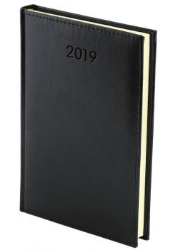 Kalendarz 2019 A4 Nebraska notes tyg. Czarny