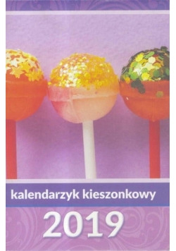 Kalendarz 2019 kieszonkowy MIX tektura ANIEW