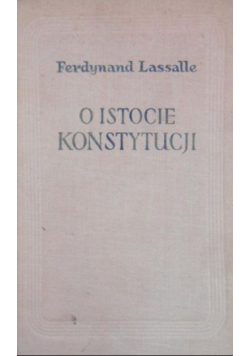 O istocie konstytucji