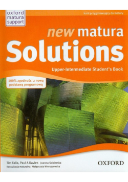 New Matura Solutions Upper-Intermediate Student's Book Poziom rozszerzony
